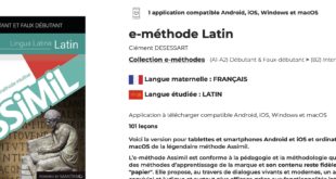 Le latin sans peine (Assimil) également disponible en application iOS / Android