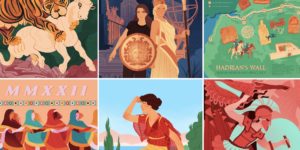 Deux illustratrices spécialisées dans l'Antiquité à suivre