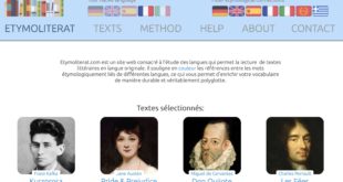Etymoliterat, le site pour "enrichir votre vocabulaire de manière durable et véritablement polyglotte"
