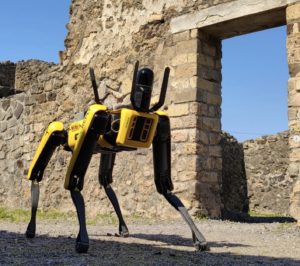 Pompéi : Le robot-chien de Boston Dynamics protégera le site des voleurs d’antiquités