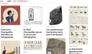 En savoir plus sur Champollion et les hiéroglyphes