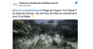 Cannes : un sauvetage d’urgence lancé contre les pilleurs d’une épave du IIe siècle av. JC