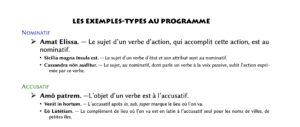 Utilisez les exemples-types pour faire apprendre le latin !