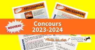 Concours ABECEDARIVM junior 2023-2024 (cycle 3 : CM1-CM2-6e)