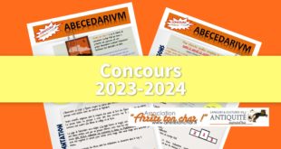 Concours ABECEDARIVM 2023-2024 (latin/grec)