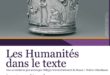 Programme des Journées Humanités dans le texte _ 6 et 7 décembre 2023