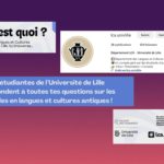 Zoom sur le compte Instagram du département LCA de l’Université de Lille : des étudiantes au service de la promotion des LCA