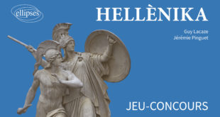 Résultats du Jeu-Concours "Hellènika. 80 versions grecques commentées" aux éditions Ellipses