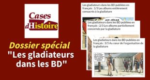 Les gladiateurs dans les BD publiées en français _ par Cases d'Histoire