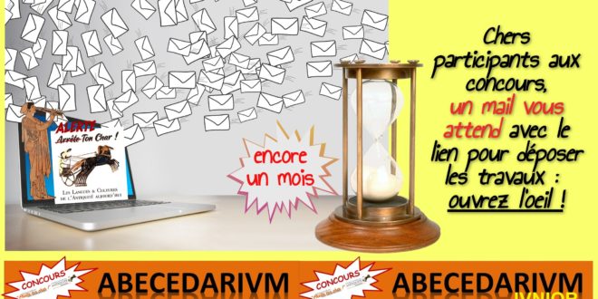 Info pour les participants aux concours ABECEDARIVM et ABECEDARIVM JUNIOR