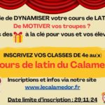Concours de latin du Calame d’Or