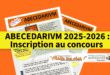 Inscription ABECEDARIVM 2025-2026