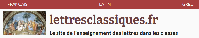 Lettresclassiques.fr / Institution du vocabulaire grec: les verbes